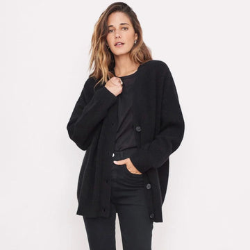Leah - Cardigan surdimensionné en cachemire pour femme