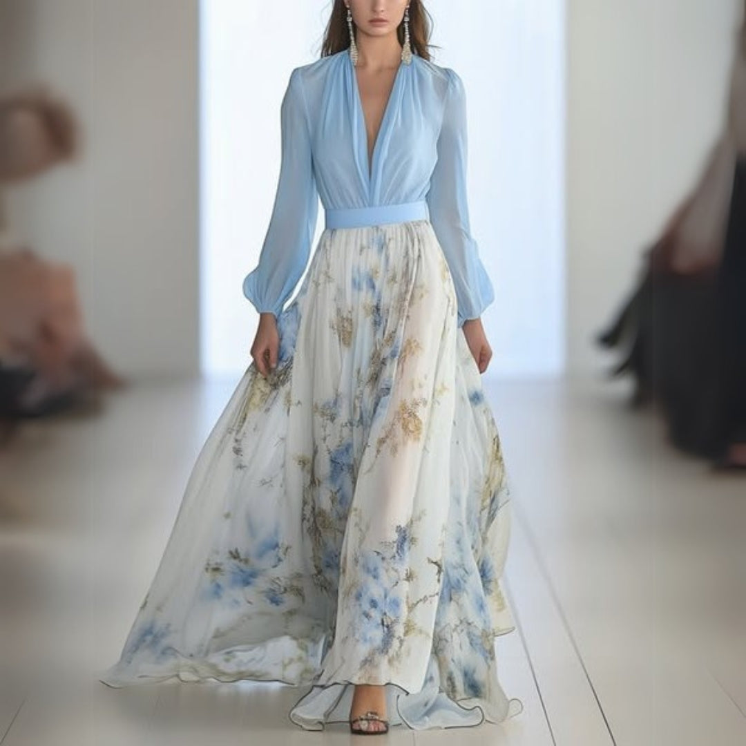 Tonette - Superbe Robe Longue Florale