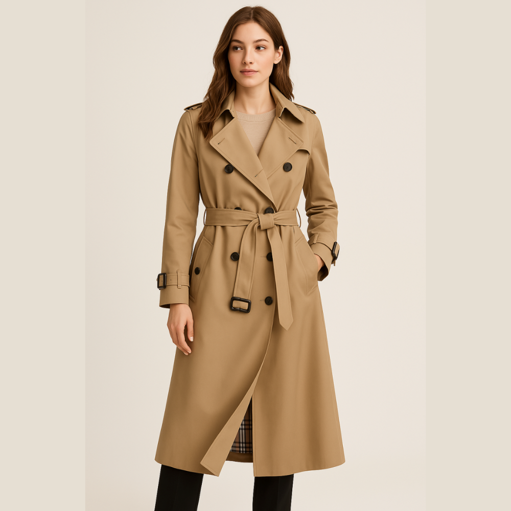 Chloé – Manteau trench femme à double boutonnage