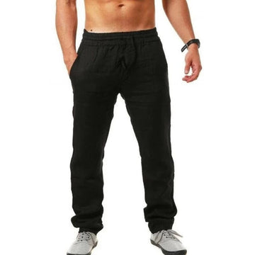 Beckendorf - Pantalon en lin aéré pour hommes