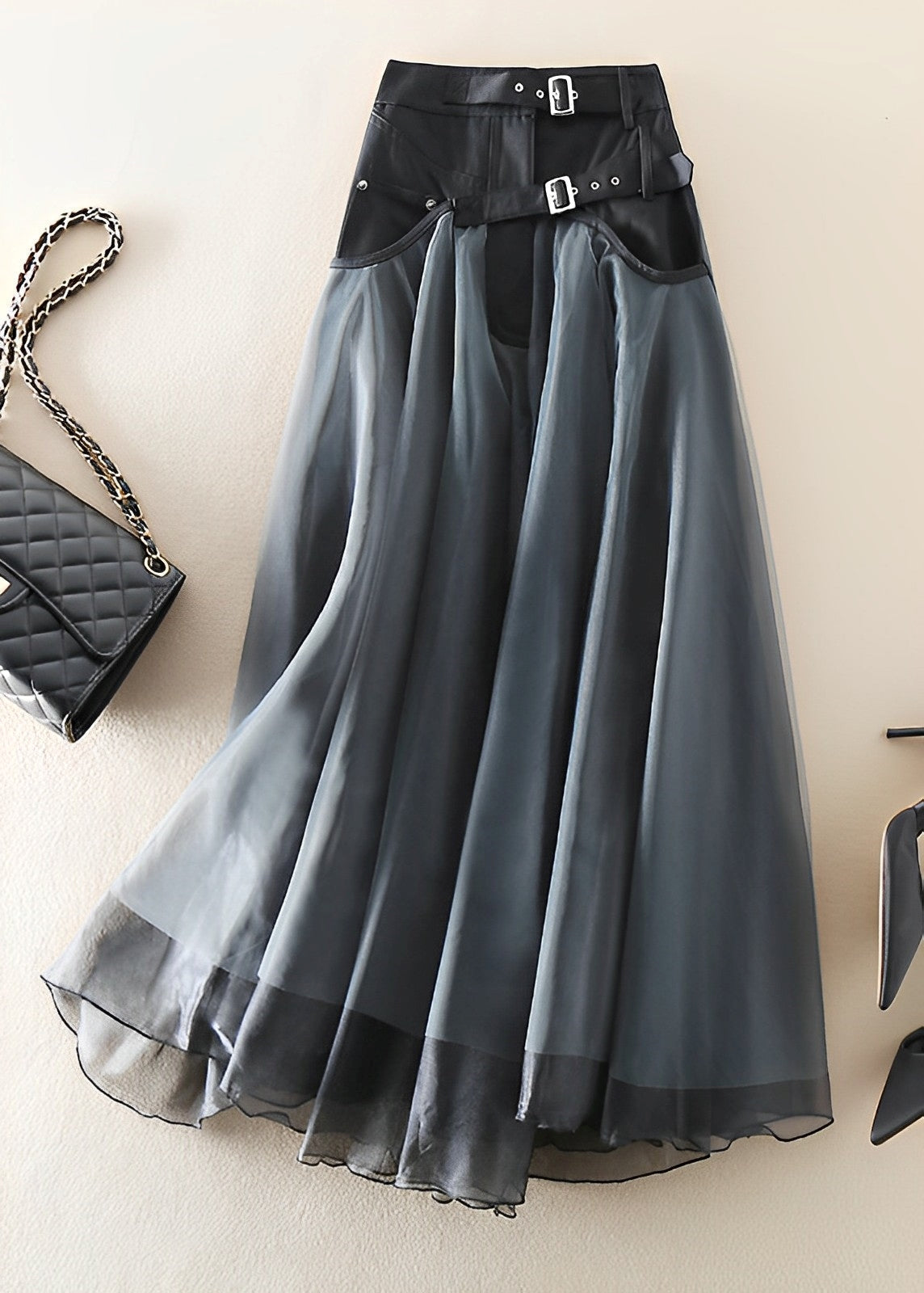 Patrice - Jupe en tulle taille haute pour femmes