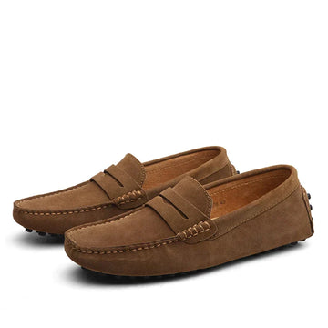 Jarl - Mocassins en daim italiens pour hommes