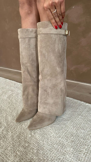 Johanna - Bottes élégantes en daim