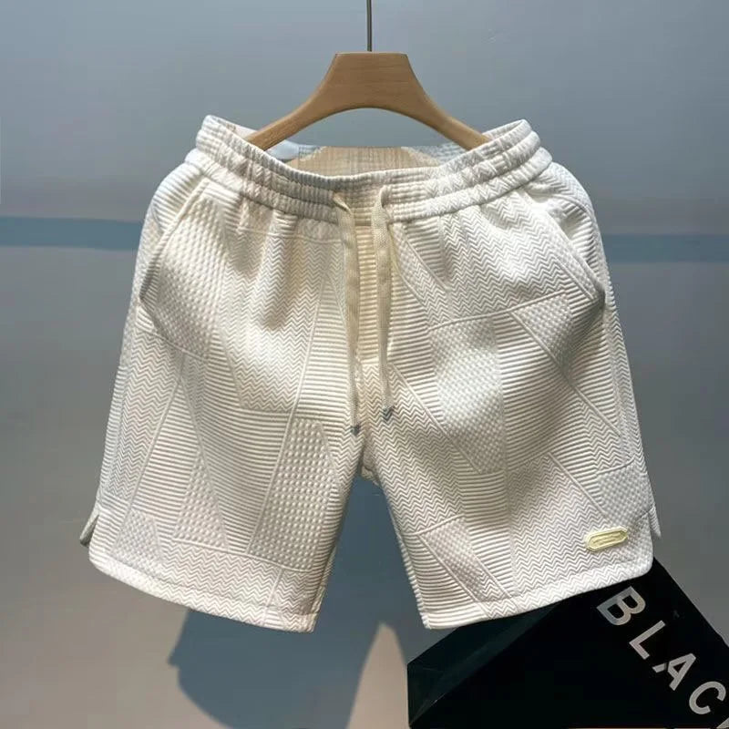 Carl – Shorts homme motifs en chevrons