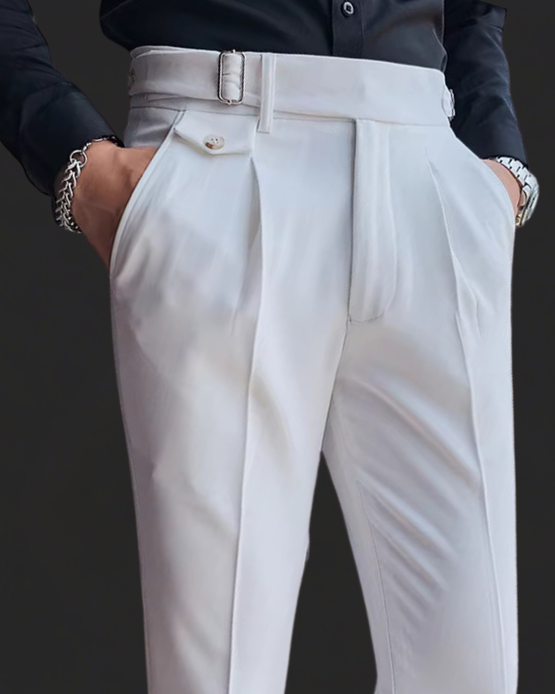 Marcello – Pantalons plissés