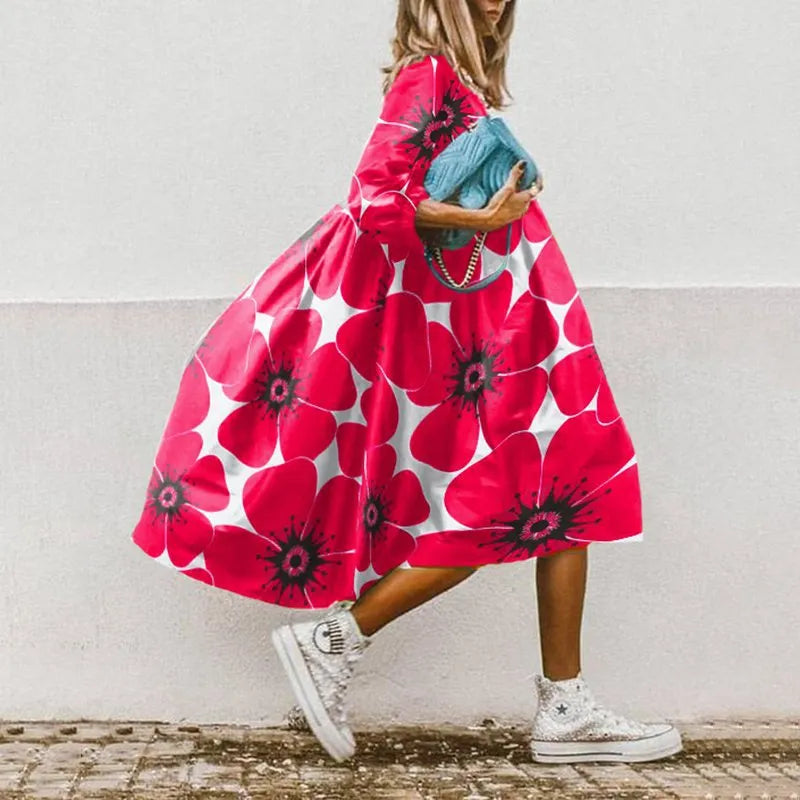 Bella - Robe d'été large et Couleurée