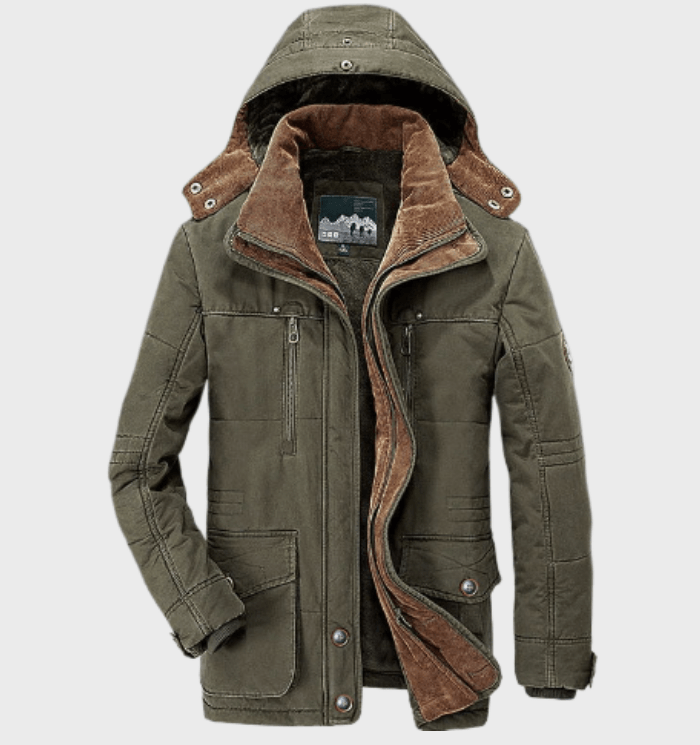 Nukilik - Robuste Veste d'Hiver pour Hommes