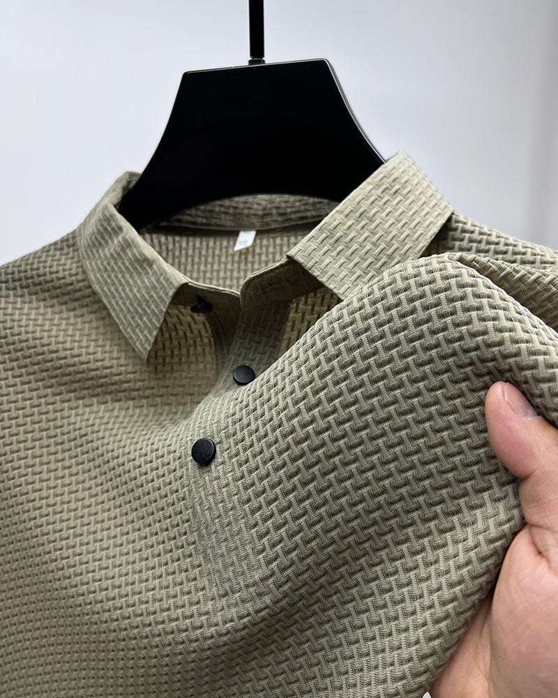 Leonardo - Polo en mesh décontracté pour hommes