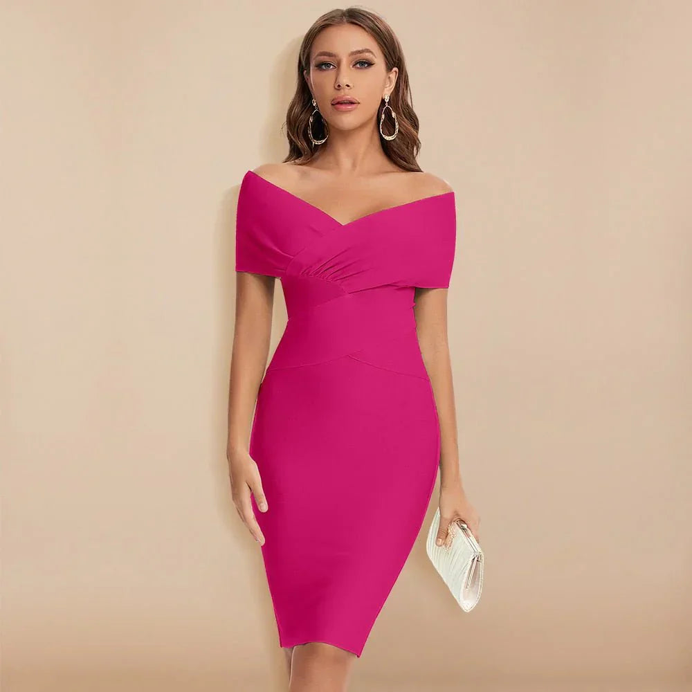 Paola - Robe de Cocktail Élégante pour Femmes Vêtements de Fête