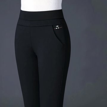 Wenda - Pantalon taille haute avec élastique pour femmes