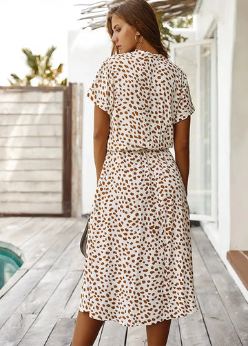 Vexana - Robe d'été légère femme avec impression élégante