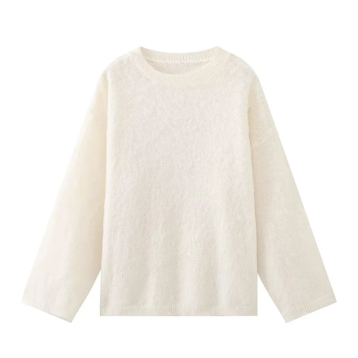 Alva - Pull classique en maille brossée