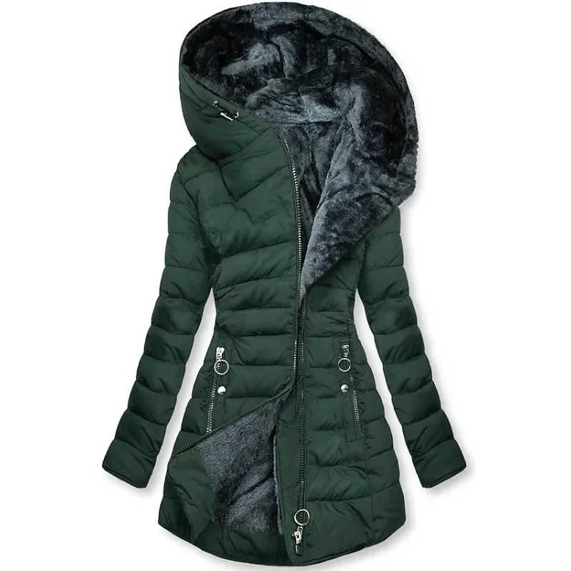 Caroline – Manteau confortable avec doublure en fourrure