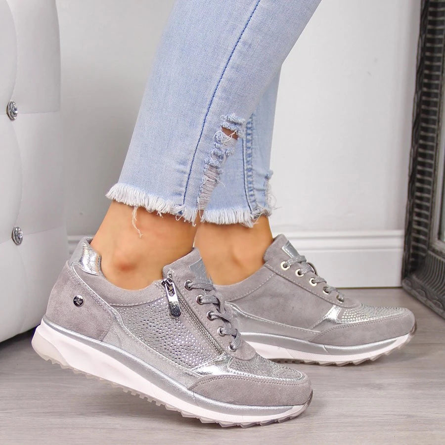 Sparkle - Sneakers orthopédiques avec fermeture éclair