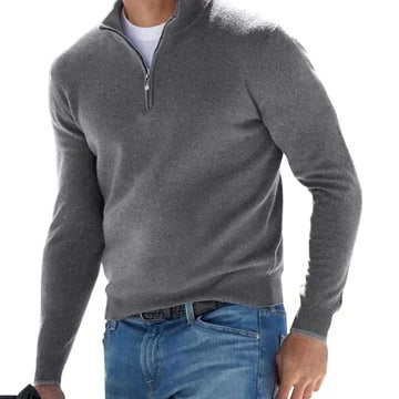 Agustín - Pull à fermeture éclair élégant pour hommes