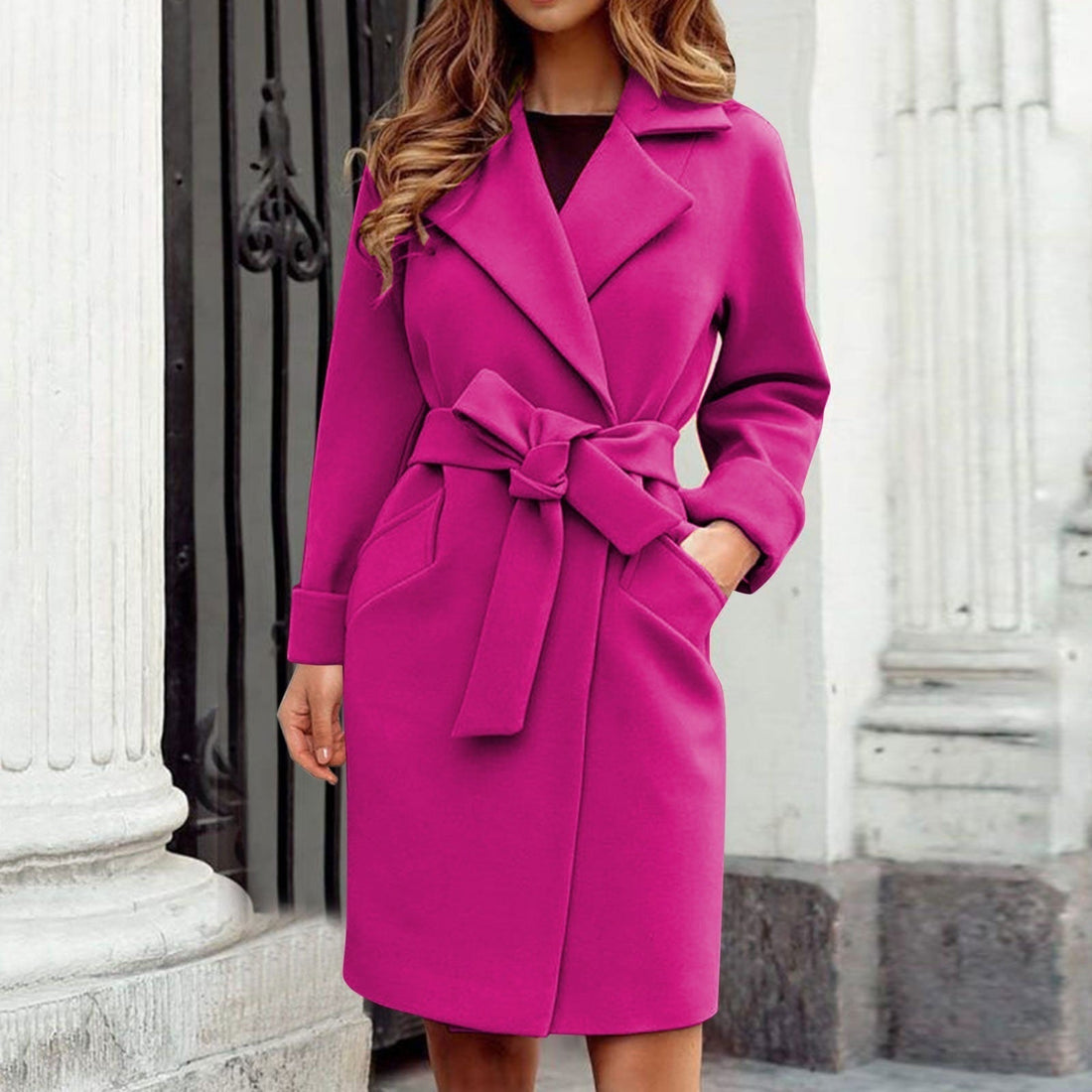 Carlina – Manteau en rouleau