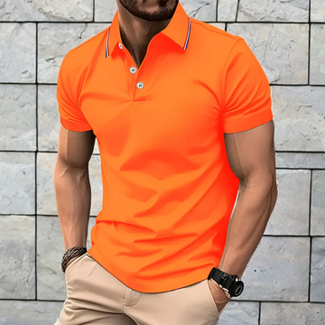 Crosby - Polo-shirt manches courtes décontracté pour hommes
