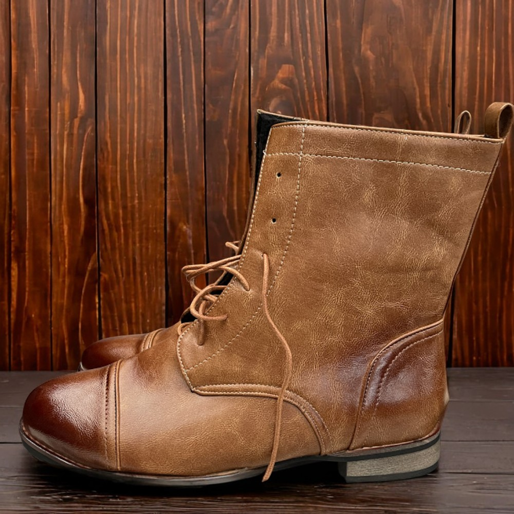 Milford - Bottes mi-hautes avec bout rond pour hommes