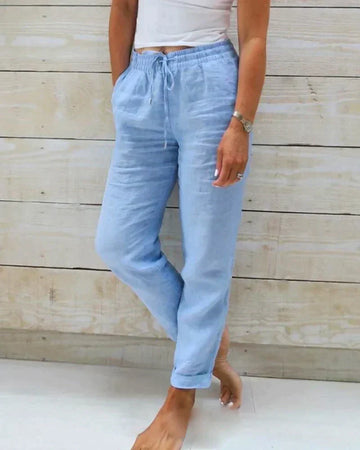 Stacy - Pantalon en lin pour femmes
