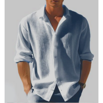 Kelvin - Chemise d'été Homme Boutonnière Légère
