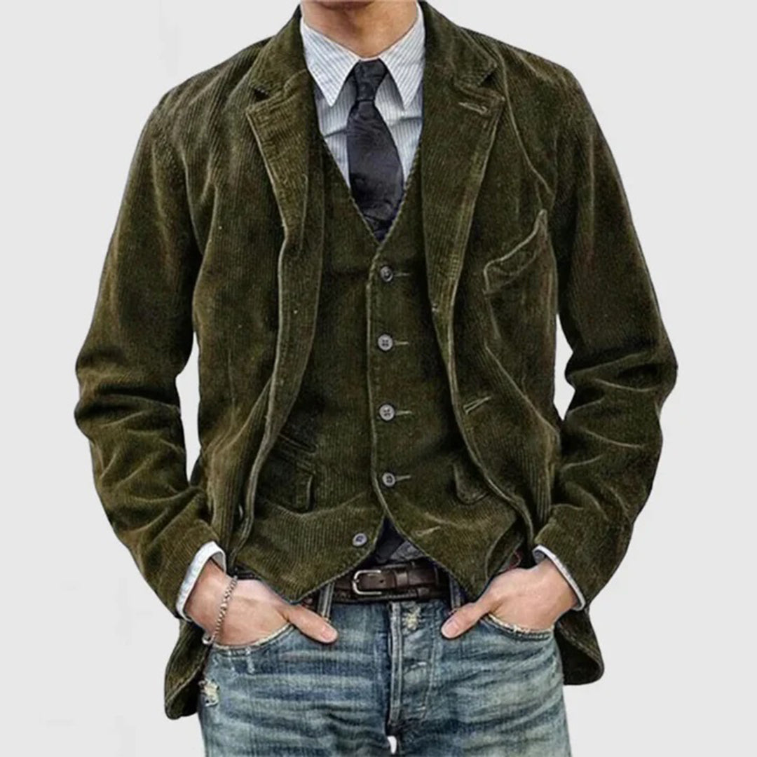 Boromir - Veste en velours côtelé pour hommes