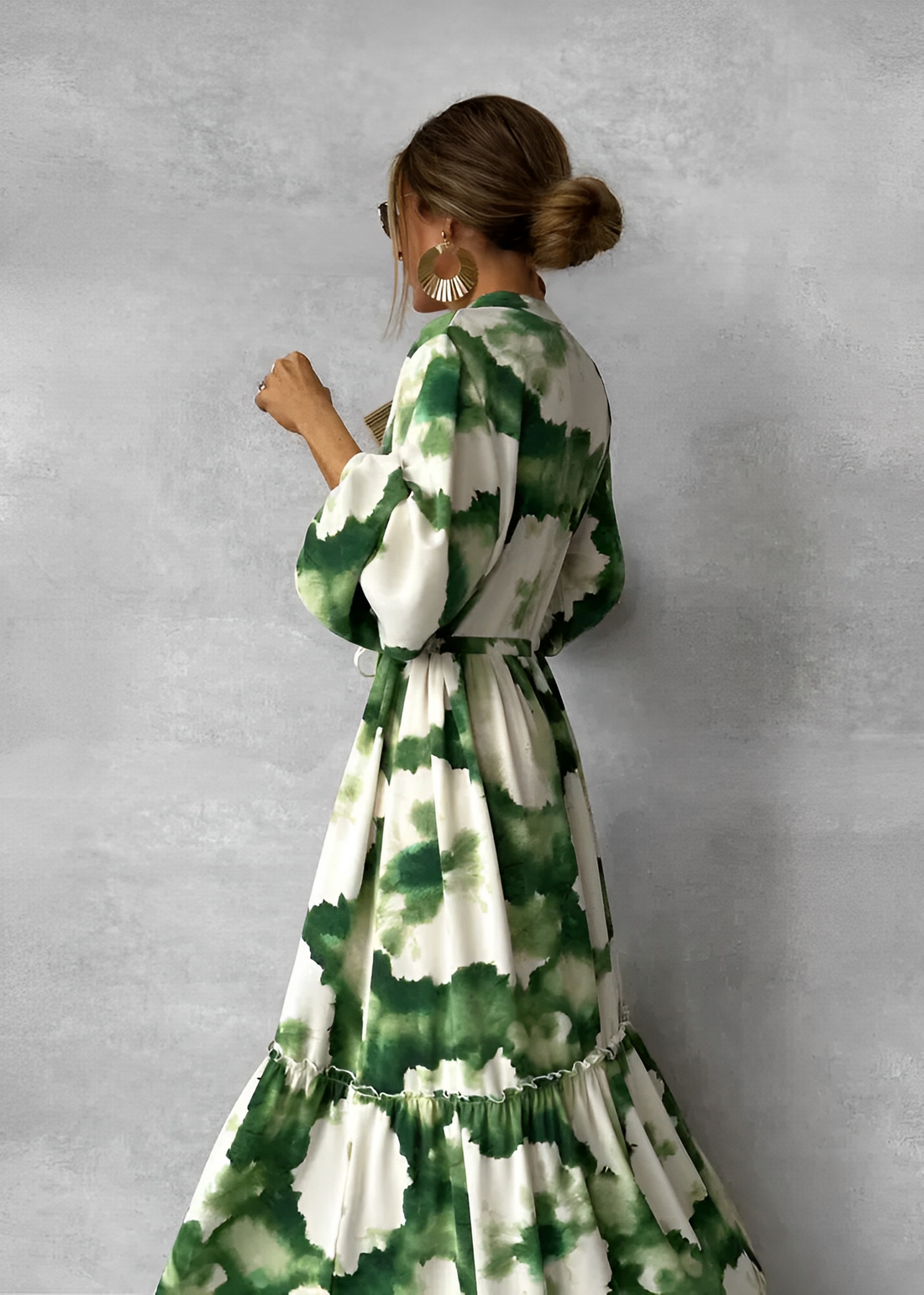 Julia - Robe longue imprimée pour femmes