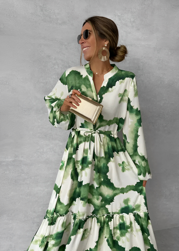 Julia - Robe longue imprimée pour femmes