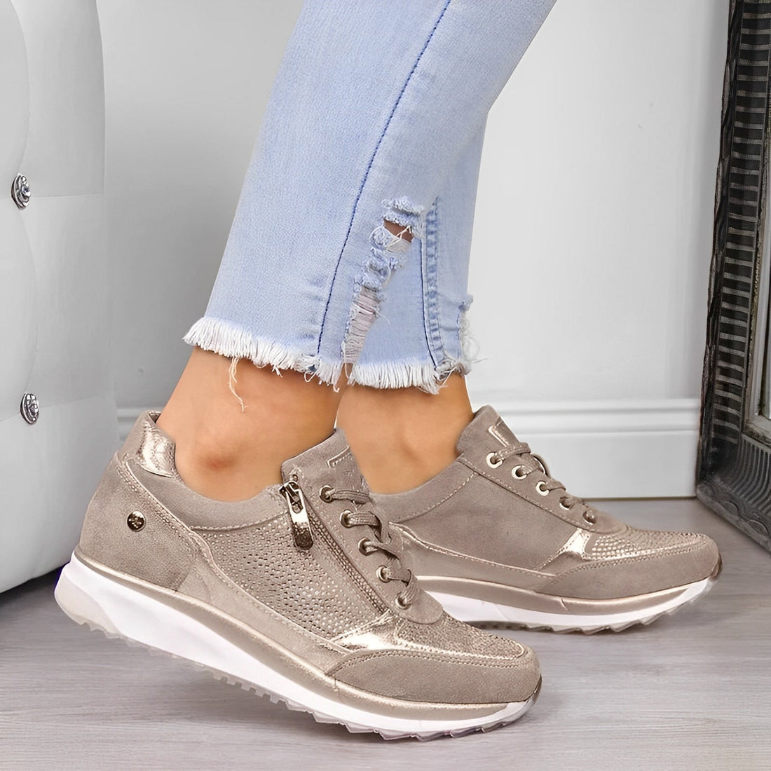 Shannon - Chaussures élégantes avec fermeture éclair pour femmes