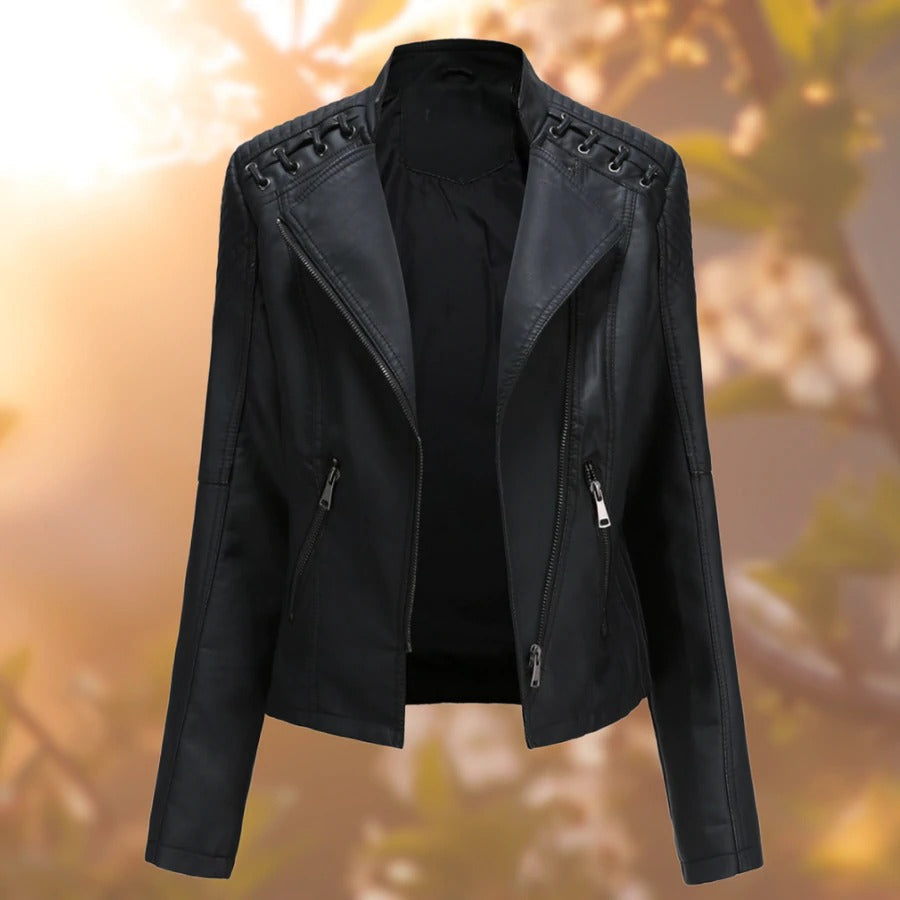 Lara – Veste en cuir classique