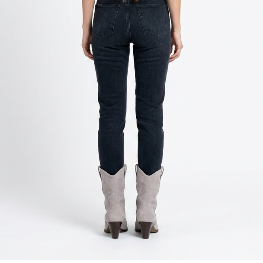 Bottes Mi-Hautes Effet Suédine - Beige - Synthétique - Femme