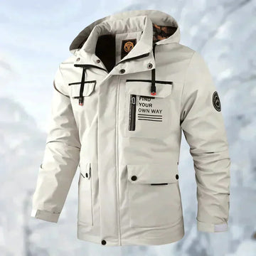 Luke – Veste Imperméable en Titane