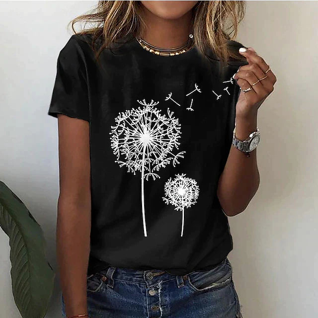 Nianna - Femmes T-Shirt Été Manches Courtes