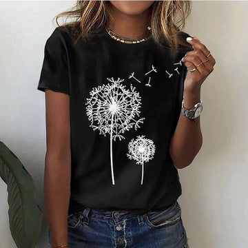 Nianna - Femmes T-Shirt Été Manches Courtes