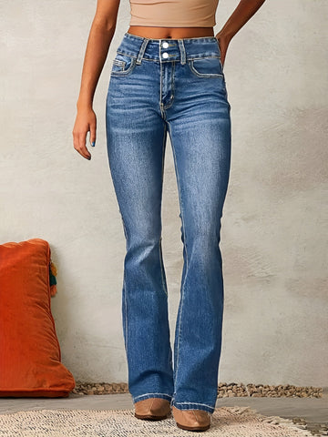 Neely - Jeans casual taille haute pour femmes