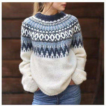 Estelle - Pull Islandais en Laine pour Femme