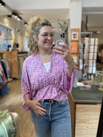 Chemisier Juno Violet