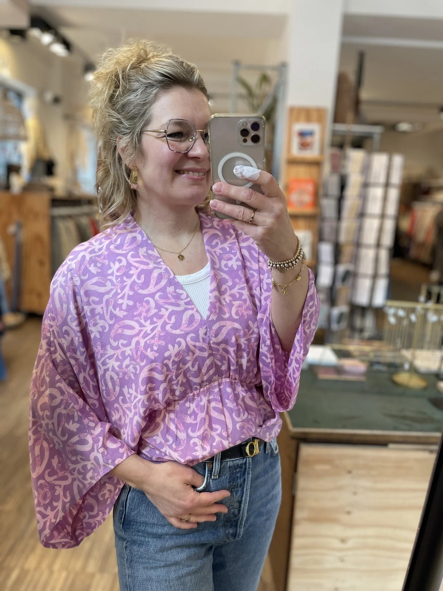 Chemisier Juno Violet