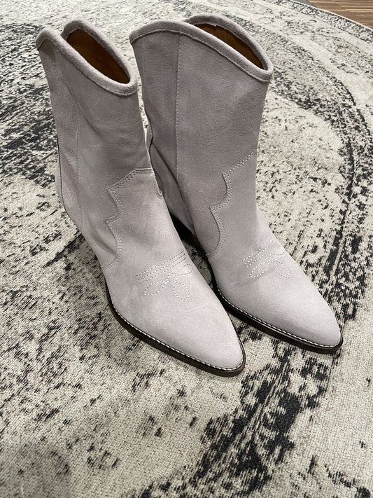 Chaussures de cow-boy grises