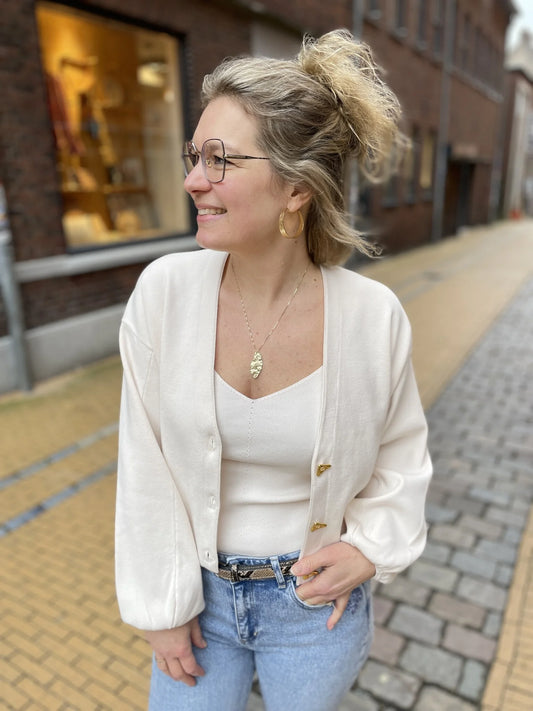 Débardeur d'été crème