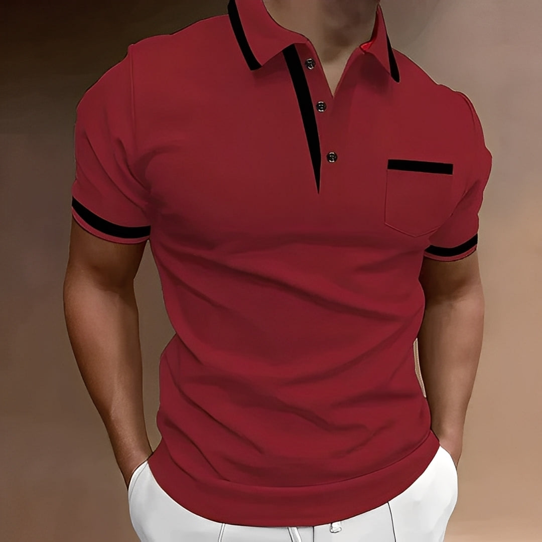 Callahan - Polo élégant avec poche pour hommes