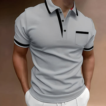 Callahan - Polo élégant avec poche pour hommes