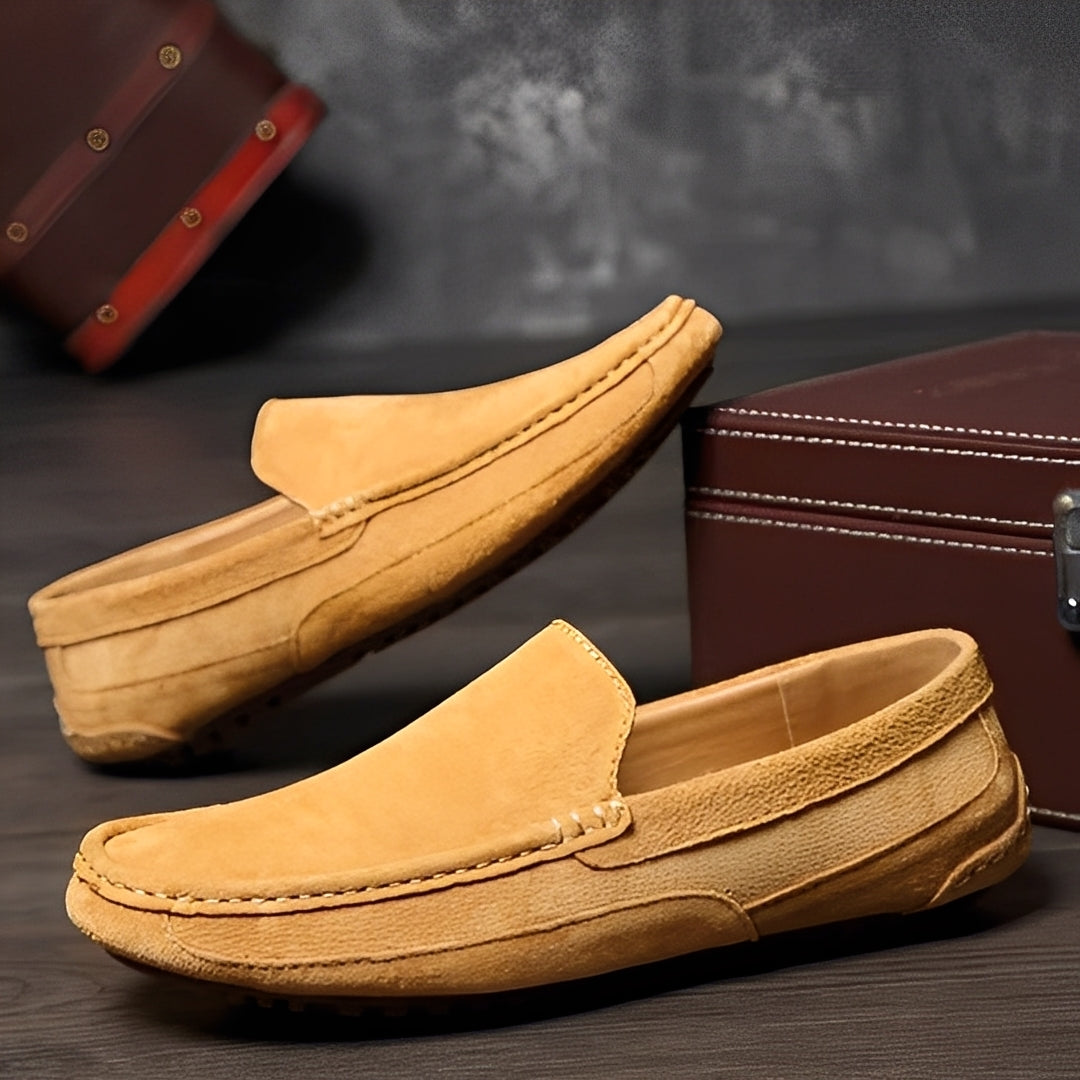 Cameron - Slippers en daim élégants et décontractés pour hommes