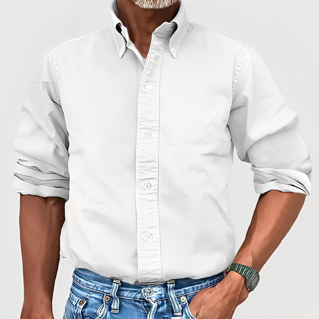 Thomas – Chemise traditionnelle à manches longues