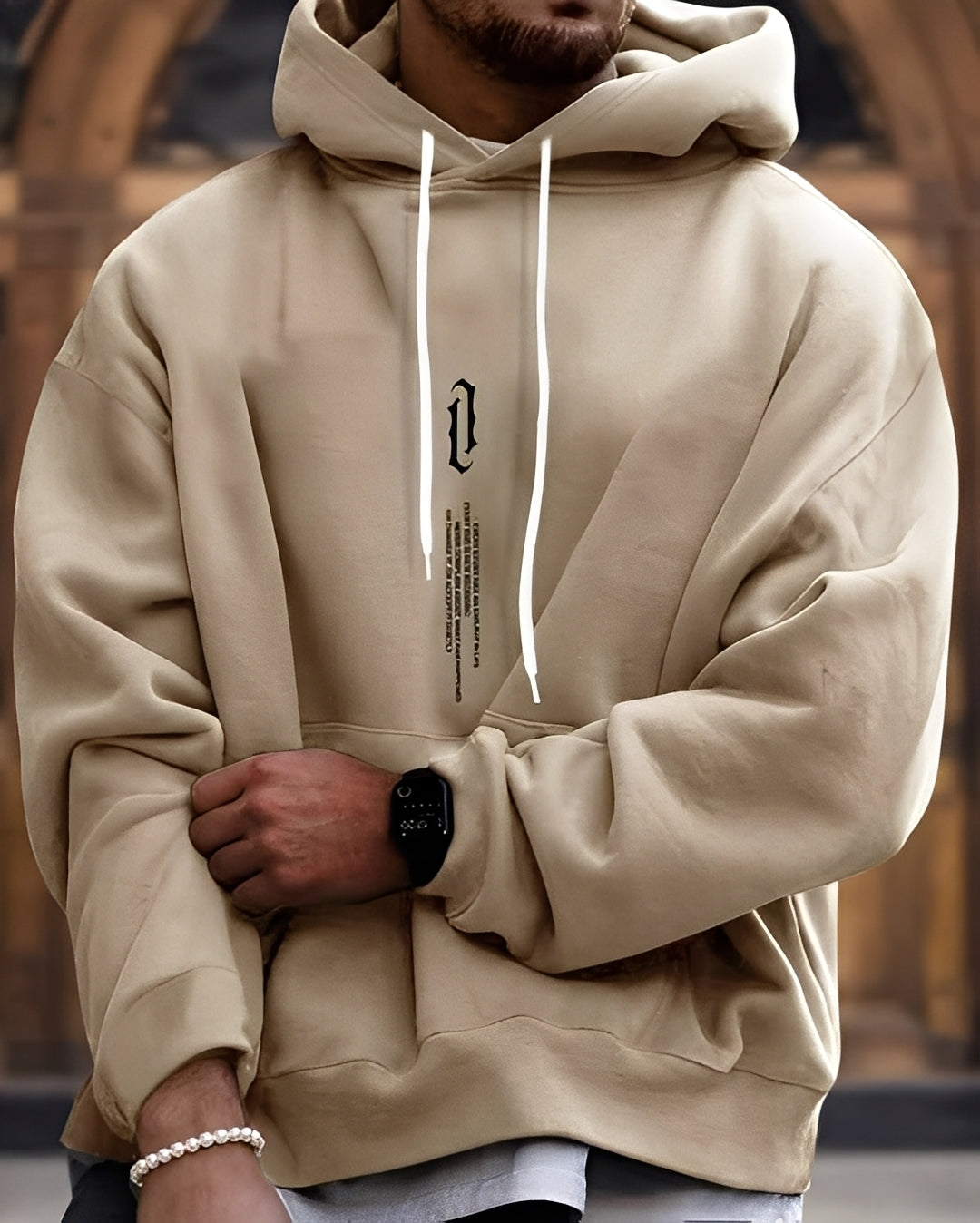 Beckham - Hoodie stylé avec imprimé pour hommes