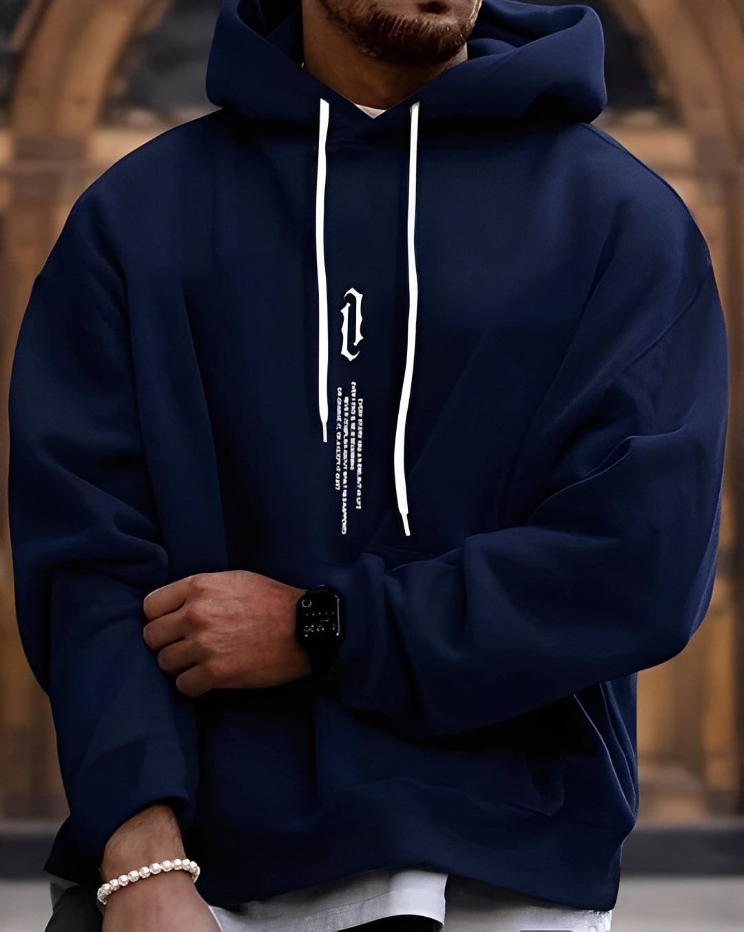 Beckham - Hoodie stylé avec imprimé pour hommes