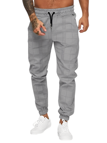 Colbert - Pantalon à carreaux décontracté pour hommes