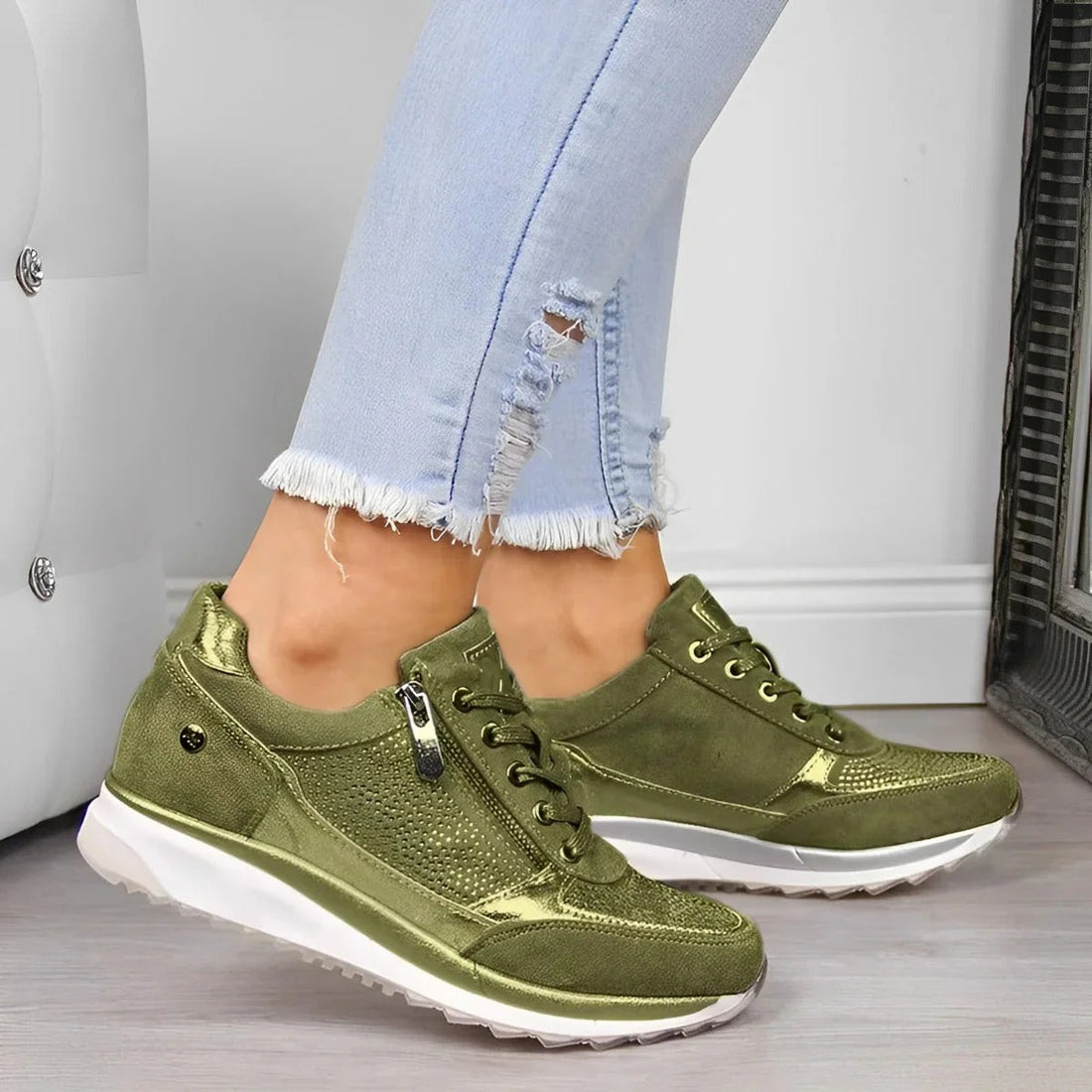 Anastasia - Chaussures de loisir stylées avec fermeture éclair