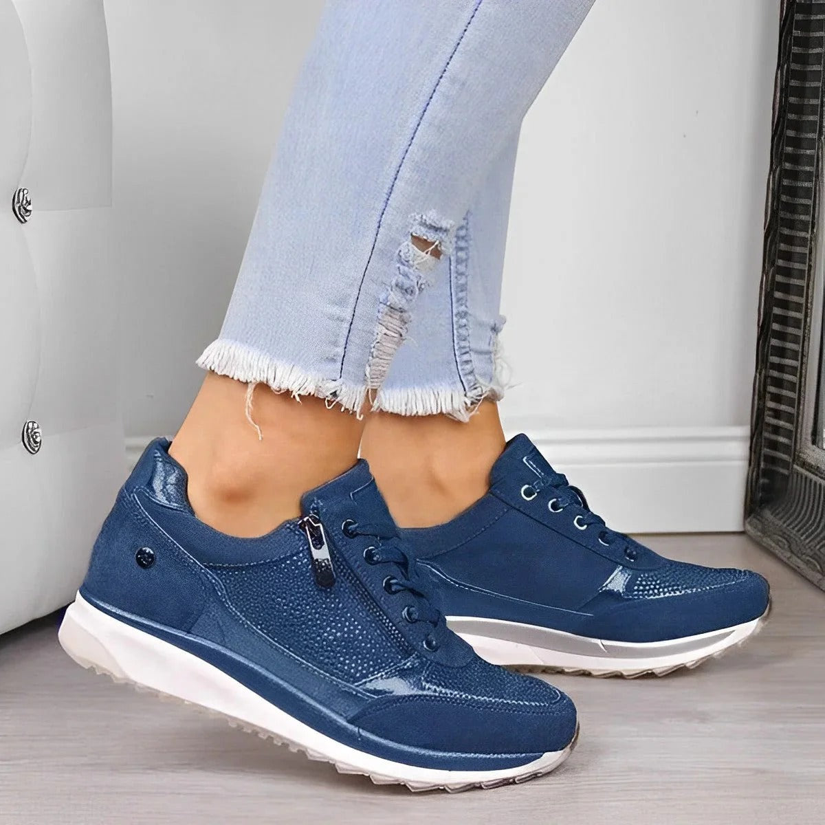 Anastasia - Chaussures de loisir stylées avec fermeture éclair