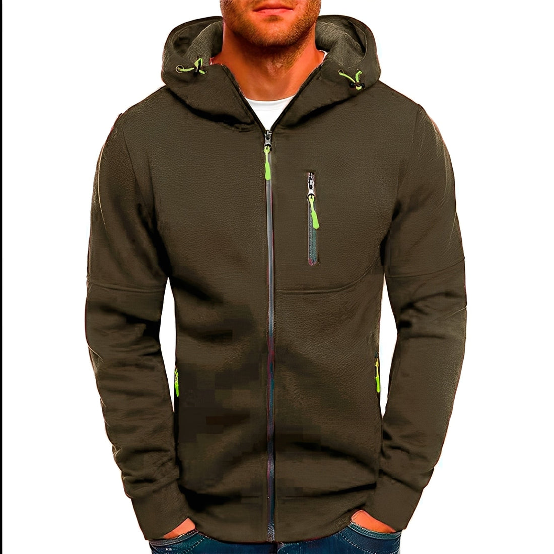 Lowell - Décontracté, stylish veste à capuche pour hommes