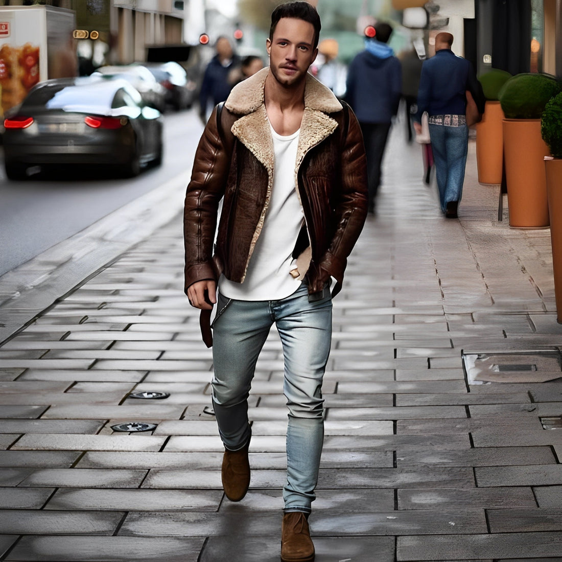 Nikolas - Élégante, chaude veste pour hommes